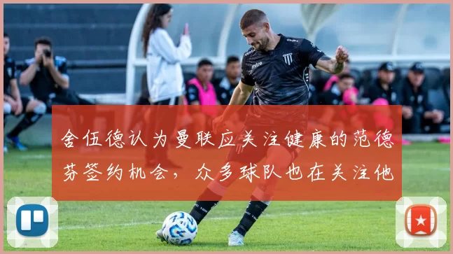 舍伍德认为曼联应关注健康的范德芬签约机会，众多球队也在关注他